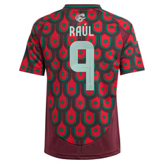 Raul Jimenez Mexico National Team Youth 2024 Home Replica Player Jersey - Burgundy | Adidas outlet