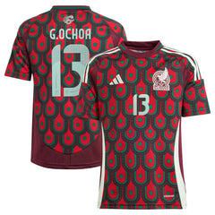 Guillermo Ochoa Mexico National Team Youth 2024 Home Replica Player Jersey - Burgundy | Adidas for sale