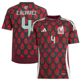 Edson Alvarez Mexico National Team Youth 2024 Home Replica Player Jersey - Burgundy | Adidas shop