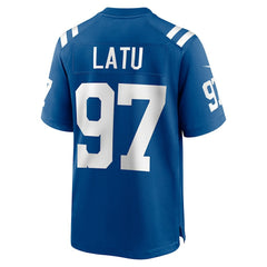 Laiatu Latu Indianapolis Colts Player Game Jersey - Royal | Nike for sale