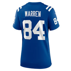 Tyler Warren Indianapolis Colts Women's Game Jersey - Royal | Nike discount