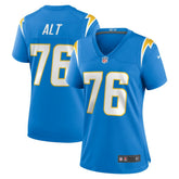 Joe Alt Los Angeles Chargers Women's 2024 NFL Draft First Round Pick Player Game Jersey - Powder Blue | Nike cheap