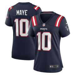 Drake Maye New England Patriots Women's Player Game Jersey - Navy | Nike for sale