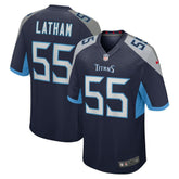 JC Latham Tennessee Titans Player Game Jersey - Navy | Nike for sale