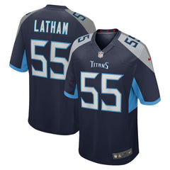 JC Latham Tennessee Titans Player Game Jersey - Navy | Nike for sale