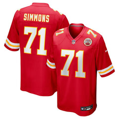 Josh Simmons Kansas City Chiefs 2025 NFL Draft First Round Pick Game Jersey - Red | Nike outlet