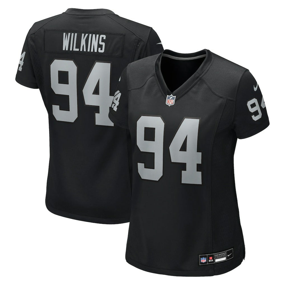 Christian Wilkins Las Vegas Raiders Women's Team Game Jersey - Black | Nike for sale