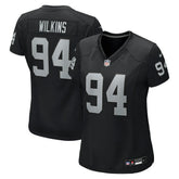 Christian Wilkins Las Vegas Raiders Women's Team Game Jersey - Black | Nike for sale