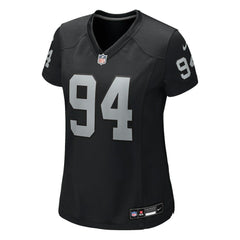 Christian Wilkins Las Vegas Raiders Women's Team Game Jersey - Black | Nike for sale