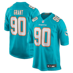 Kenneth Grant Miami Dolphins 2025 NFL Draft First Round Pick Game Jersey - Aqua | Nike online