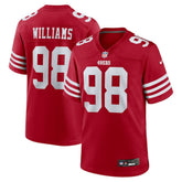 Mykel Williams San Francisco 49ers 2025 NFL Draft First Round Pick Game Jersey - Scarlet | Nike for sale