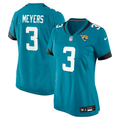 Jakobi Meyers Jacksonville Jaguars Women's Team Game Jersey - Teal | Nike on sale