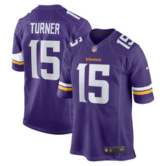 Dallas Turner Minnesota Vikings Player Game Jersey - Purple | Nike for sale