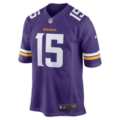 Dallas Turner Minnesota Vikings Player Game Jersey - Purple | Nike for sale
