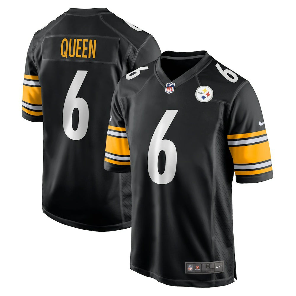 Patrick Queen Pittsburgh Steelers Game Player Jersey - Black | Nike outlet