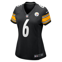 Patrick Queen Pittsburgh Steelers Women's Game Player Jersey - Black | Nike for sale