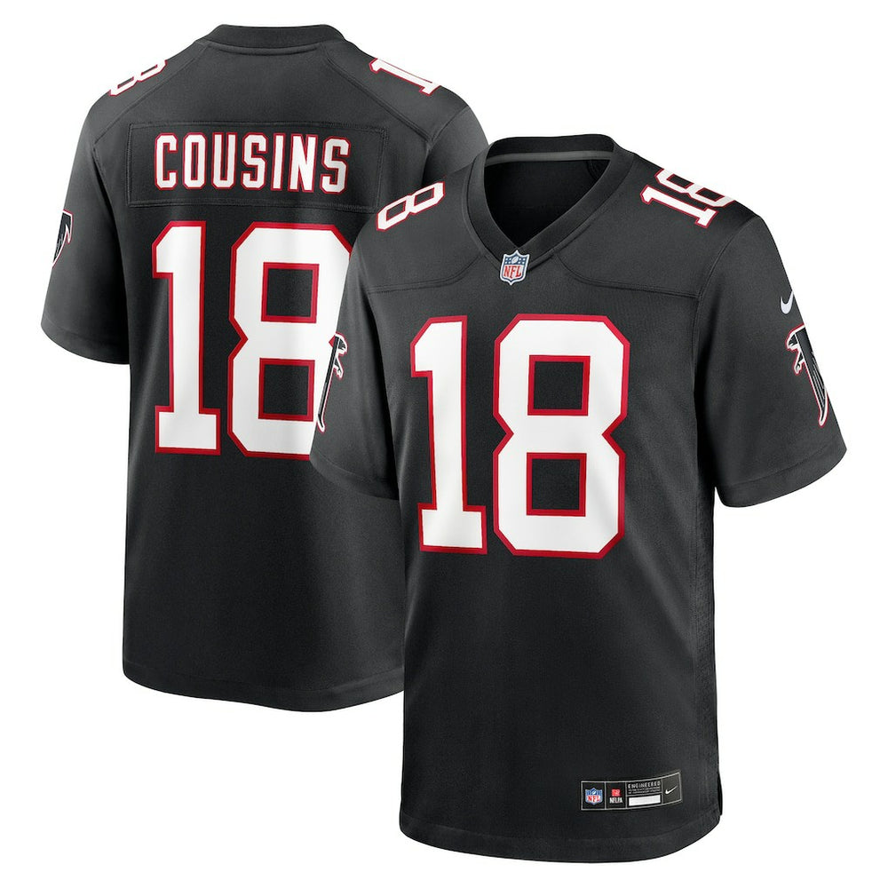 Kirk Cousins Atlanta Falcons Alternate Game Player Jersey - Black | Nike discount
