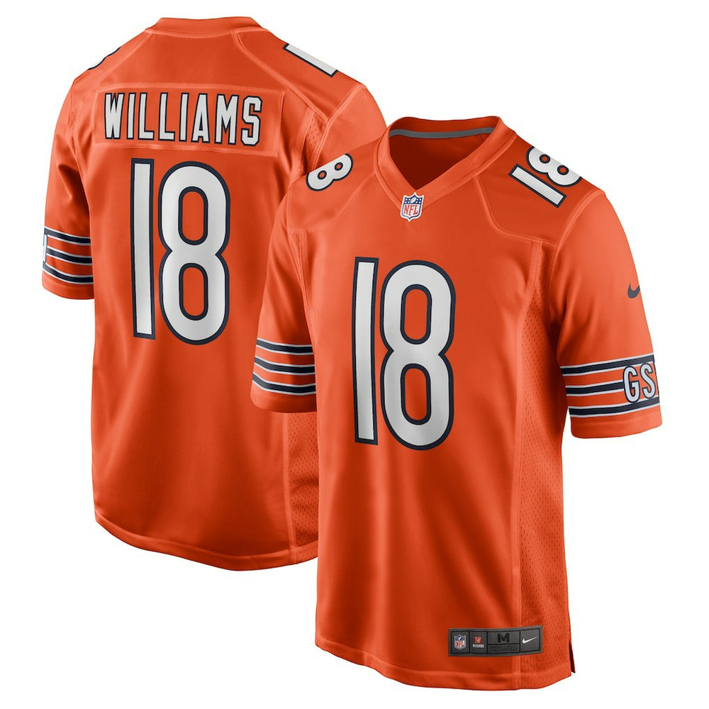 Caleb Williams Chicago Bears Alternate Player Game Jersey - Orange | Nike online