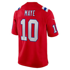 Drake Maye New England Patriots Player Game Jersey - Red | Nike sale