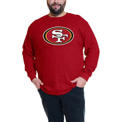 Christian McCaffrey San Francisco 49ers Big & Tall Thermal Waffle Long Sleeve T-Shirt - Scarlet online