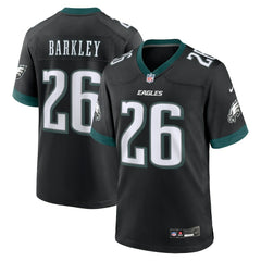 Saquon Barkley Philadelphia Eagles Alternate Game Jersey - Black | Nike for sale