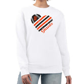 San Francisco Giants G-III 4Her by Carl Banks Women's Heart Logo Fleece Pullover Sweatshirt - White