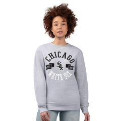 Chicago White Sox G-III 4Her by Carl Banks Women's Team Logo Fleece Pullover Sweatshirt - Heather Gray