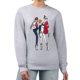 Washington Nationals G-III 4Her by Carl Banks Women's Baseball Girls Fleece Pullover Sweatshirt - Heather Gray