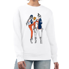 Detroit Tigers G-III 4Her by Carl Banks Women's Baseball Girls Fleece Pullover Sweatshirt - White