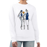 Los Angeles Dodgers G-III 4Her by Carl Banks Women's Baseball Girls Fleece Pullover Sweatshirt - White