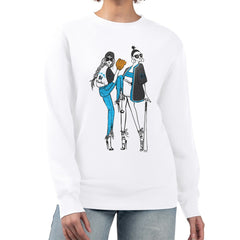 Miami Marlins G-III 4Her by Carl Banks Women's Baseball Girls Fleece Pullover Sweatshirt - White