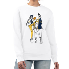 Milwaukee Brewers G-III 4Her by Carl Banks Women's Baseball Girls Fleece Pullover Sweatshirt - White