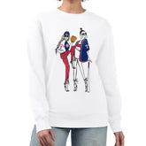Texas Rangers G-III 4Her by Carl Banks Women's Baseball Girls Fleece Pullover Sweatshirt - White