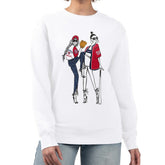 Washington Nationals G-III 4Her by Carl Banks Women's Baseball Girls Fleece Pullover Sweatshirt - White
