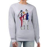 Texas Rangers G-III 4Her by Carl Banks Women's Baseball Girls Fleece Pullover Sweatshirt - Heather Gray