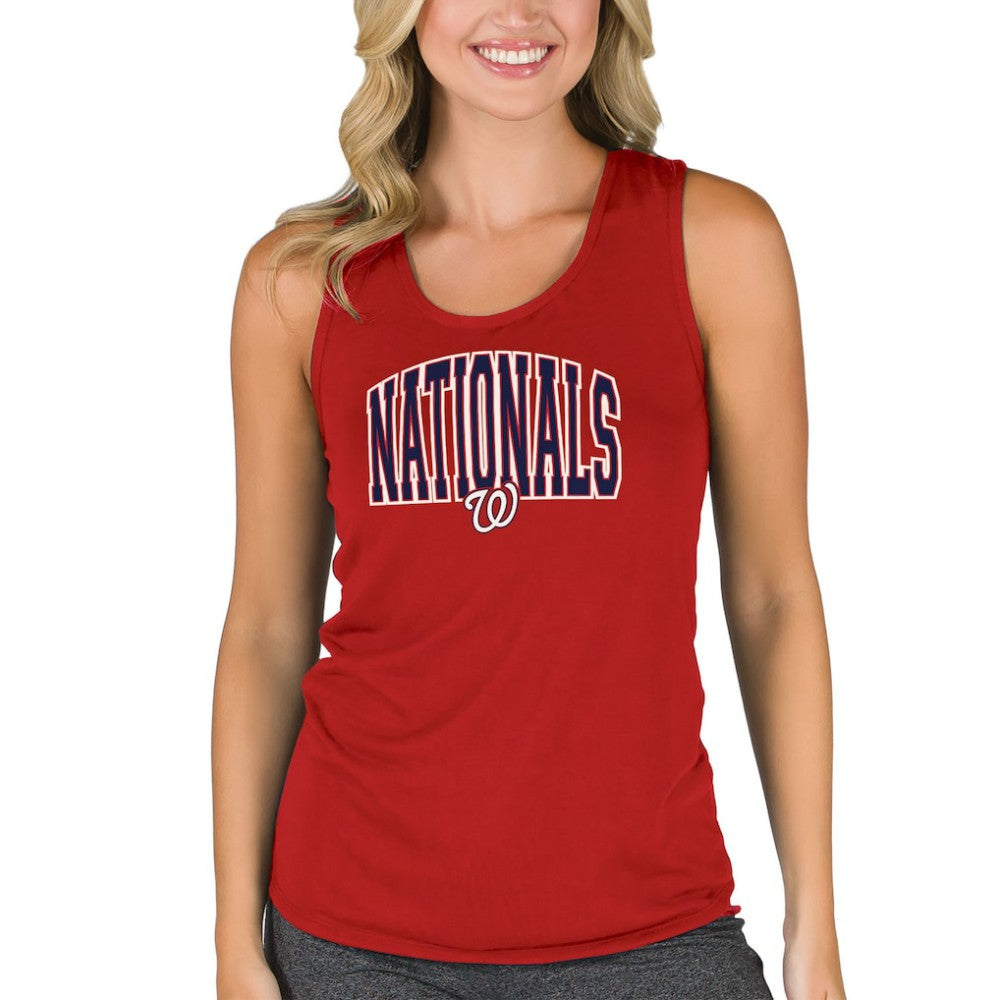 Washington Nationals Concepts Sport Women's Marathon Racerback Tank Top - Red