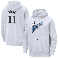 Trae Young Atlanta Hawks 2024/25 Name & Number Pullover Hoodie - White | Nike online