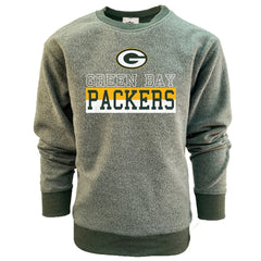 Green Bay Packers Wes & Willy Youth Reversible Fleece Pullover Sweatshirt - Green on sale