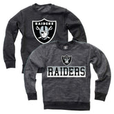 Las Vegas Raiders Wes & Willy Youth Reversible Fleece Pullover Sweatshirt - Black online