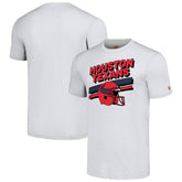 Houston Texans Homage Unisex Striped Tri-Blend T-Shirt - Gray outlet