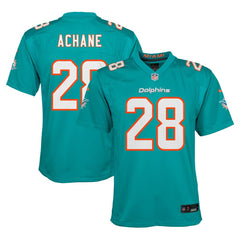 De’Von Achane Miami Dolphins Youth Game Jersey - Aqua | Nike discount