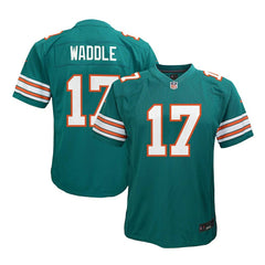Jaylen Waddle Miami Dolphins Youth Game Jersey - Aqua | Nike online
