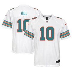 Tyreek Hill Miami Dolphins Youth Game Jersey - White | Nike outlet