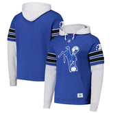 Indianapolis Colts '47 Throwback Double Header Blitz Cornerback Hoodie - Royal discount