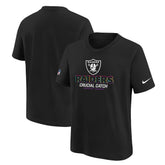 Las Vegas Raiders Youth 2024 NFL Crucial Catch T-Shirt - Black | Nike sale