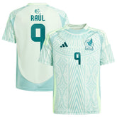 Raul Jimenez Mexico National Team Youth 2024 Away Replica Player Jersey - Green | Adidas cheap
