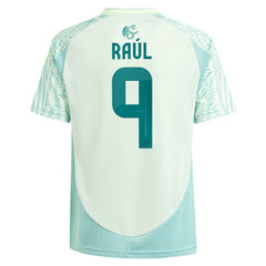 Raul Jimenez Mexico National Team Youth 2024 Away Replica Player Jersey - Green | Adidas cheap