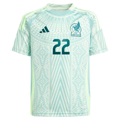 Hirving Lozano Mexico National Team Youth 2024 Away Replica Player Jersey - Green | Adidas shop