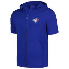 Toronto Blue Jays Levelwear Recruit Short Sleeve Full-Zip Hoodie - Royal