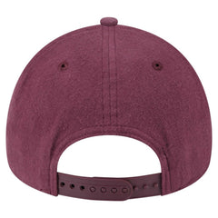 San Francisco Giants Moleskin Crown A-Frame 9FORTY Adjustable Hat - Maroon | New Era